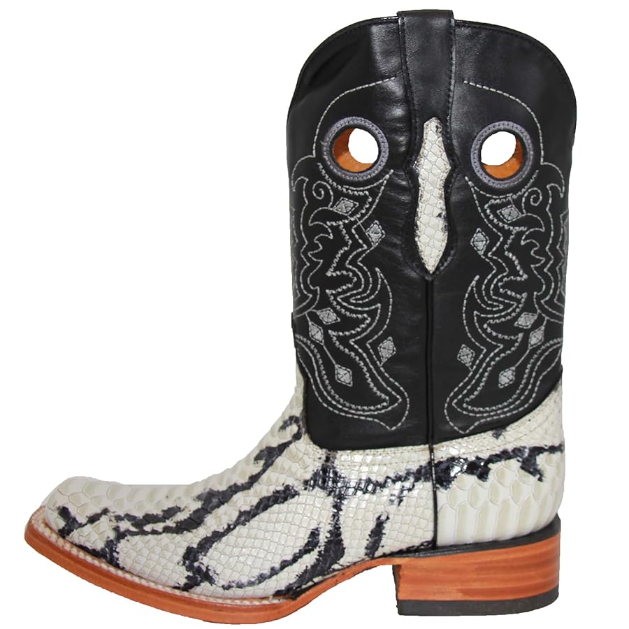 d'zzit Python Boots ブーツ Amazon.com | The Western Shops Mens Genuine Leather Python